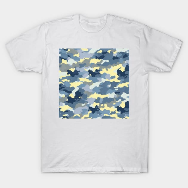 SOFT YELLOW CAMOUFLAGE DESIGN, IPHONE CASE AND MORE T-Shirt by ZARBIT